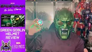 Marvel Legends GREEN GOBLIN HELMET Spider-Man No Way Home Cosplay MCU Movie Role Play Gear Review