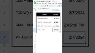 How to add DATESTAMP  or TIMESTAMP to  