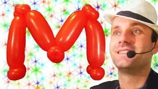 Буквы из шаров шдм М ★ letters from balloons
