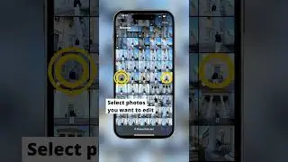 Edit multiple photos at once with new iOS feature! 🤩#iphonephotography #iphonecamera #photoediting