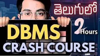 DBMS Crash Course in Telugu | Database Management Systems | Vamsi Bhavani