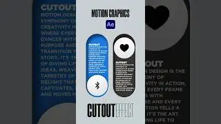 Transform Your Motion Graphics via Cutout Effect in After Effects