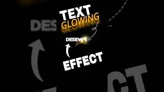 Glowing Text Animation Effect 