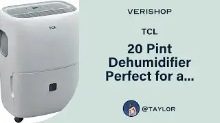 TCL 20 Pint Dehumidifier Perfect for areas up to 1500 sq. ft Review