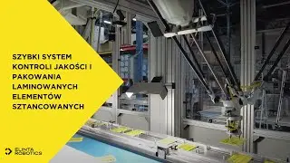 Szybki system kontroli jakości i pakowania laminowanych elementów sztancowanych