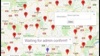 How to save locations (markers) on google maps using PHP MYSQL | Full Script