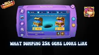Dumping 25k gems on Mysterious Vortex Event Idle Heroes
