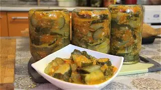 ОБАЛДЕННАЯ ЗАКУСКА ИЗ ОГУРЦОВ ! РАЗЛЕТАЕТСЯ ЗА СЕКУНДУ! ДАЖЕ ПЕРЕРОСШИЕ ОГУРЦЫ ИДУТ В ДЕЛО