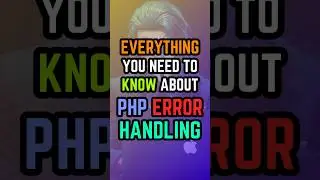 You're Doing PHP Error Handling WRONG! 