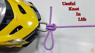 How to Tie Car Towing Knot Tutorial @9DIYCrafts