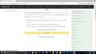 When does JDBC No suitable driver error occurs?
| javapedia.net