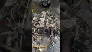 Diesel engine testing , mitsubishi L200 testing engine condition outside 