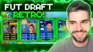 FIZ UM FUT DRAFT EM CADA FIFA! *RETRO DRAFT* 😱😱😱