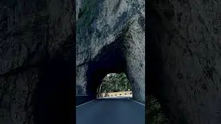 Tunnels in Italian Dolomites Dream mountain road with nice music 2024