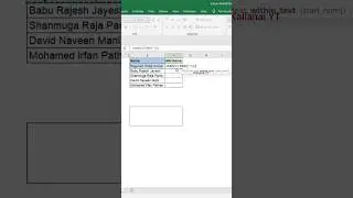 Extract middle name by using FIND & MID Functions in Excel| #shorts | #kallanaiyt