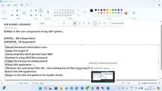 SAP kernel patch level upgrade