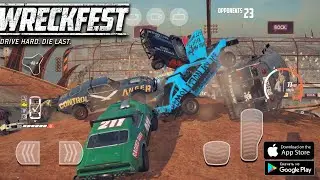 РЕЛИЗ WRECKFEST MOBILE НА АНДРОИД И IOS ОБЗОР СКАЧАТЬ WRECKFEST MOBILE ANDROID GAMEPLAY 2022