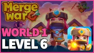 WORLD 1 LEVEL 6 | Merge War - Army Draft Battler
