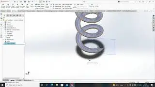 SWEPT SURFACE HINDI SOLIDWORKS #3    