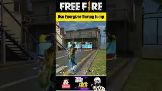 Proper Trick to Use Energizer During Jump 🦘 Free Fire