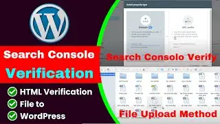 How to Upload a Google HTML Verification File to WordPress || Search Console Verify || RKRPODIP