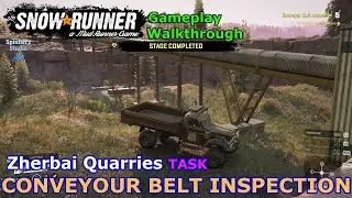 SnowRunner - Conveyor Belt Inspection | Zherbai Quarries Task - Almaty Region - Phase 13