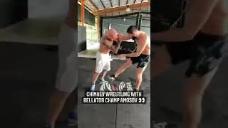 Khamzat Chimaev training with Bellator 🏆 Yaroslav Amosov | #Shorts