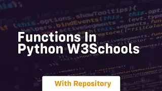 functions in python w3schools