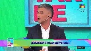 📺 Lucas Bertero se despidió de #ALaTarde 🙌