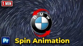 How to make SPIN ANIMATION in Premiere Pro in 1 Minute | Best Way