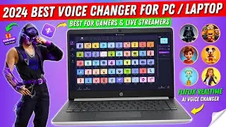 (2024) Best Real-Time Ai Voice Changer for PC/Laptop | Change Your Voice with FliFlik | Giveaway 🎁