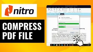 How To Compress PDF File Size in Nitro PRO | Reduce PDF Size Easily
