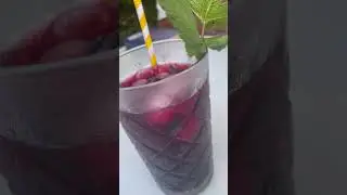 Refreshing Drinks 🍹 Blueberries 🫐 Sommer Fresh Drinks #trending #satisfying #viralvideo #shorts yt