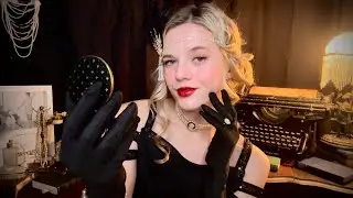 ASMR 1920s Flapper Girl Roleplay 🎞️🍸🎶 (+soft vintage jazz music)