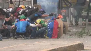 Manifestación ciudadana en Caracas desemboca en disturbios con cuerpos de seguridad