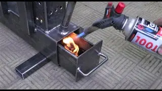 ИНТЕРЕСНЫЙ ВАРИАНТ! ПЕЧЬ НА ОТРАБОТКЕ ИЗ ПРОФИЛЬНОЙ ТРУБЫ!