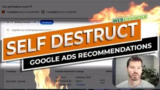 Google Ads BROAD MATCH Recommendation - It's Like A SELF-DESTRUCT Button For Google Ads Campaigns!