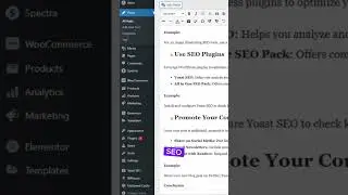 Advance SEO using Yoast SEO in wordpress #shorts #wordpress