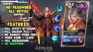 NEW Script Skin Leomord Epic No Password | Effect & Voice - Patch Terbaru Mobile Legends