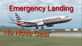 Nose Gear Fail! Emergency Landing! | X-Plane 10 Mobile