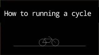 How  to moving a cycle animation on road in C graphics || graphics animation || programming