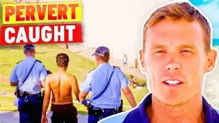 Disgusting Pervert Caught In The Act!