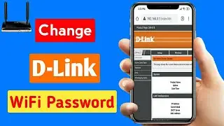 How to Change D-Link Wifi Password on Mobile | D-Link |Change Wi-Fi Password on Android