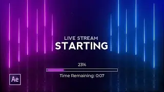 Creating a Stream Overlay Screen in After Effects - After Effects Tutorial - Free Template