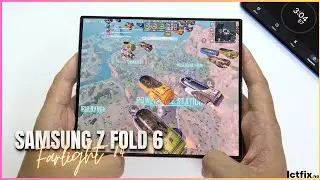 Samsung Z Fold 6 Farlight 84 Gaming test | Snapdragon 8 Gen 3, 120Hz Display