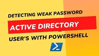 Search weak passwords in active directory with powershell