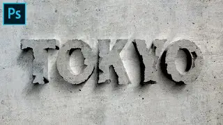 Stone carved effects | Typography | Photoshop Text effects 