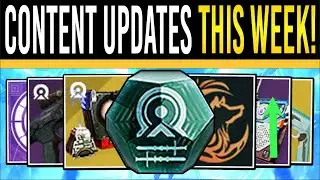 Destiny 2 | Content Updates THIS WEEK! Act 2 PREP, Episode Reveal, Exclusive Loot, Emblems & Weapons
