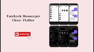 Flutter UI Tutorial | Facebook Messenger Clone flutter app  - Day 21