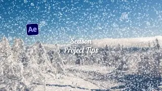 How To Create Snow Fall & Flakes FAST in After Effects CC 2024